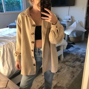 NASTY GAL BUTTON UP🤍